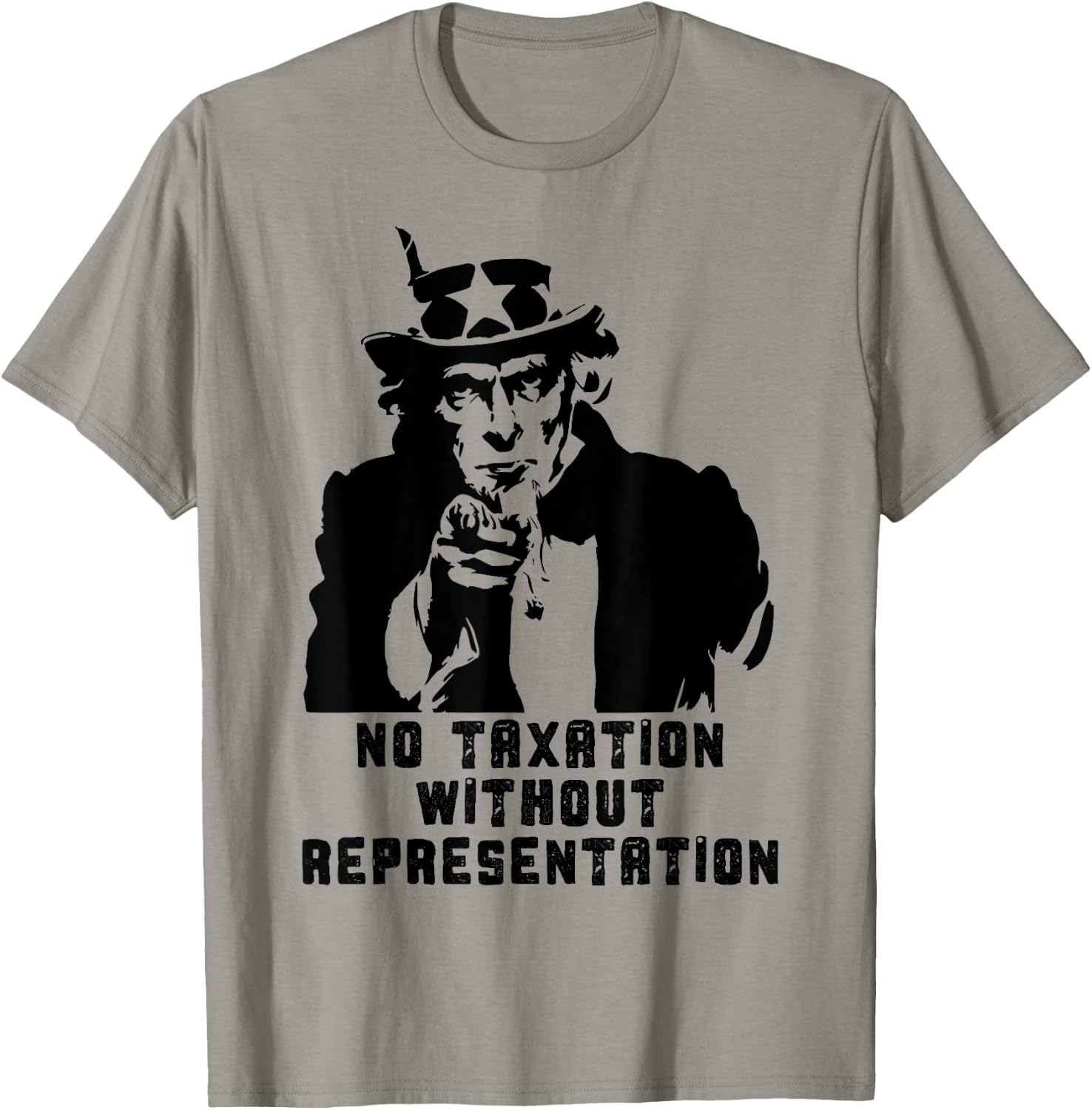 No Taxation Without Representation Political Protest T-Shirt - T-Shirt | Sand