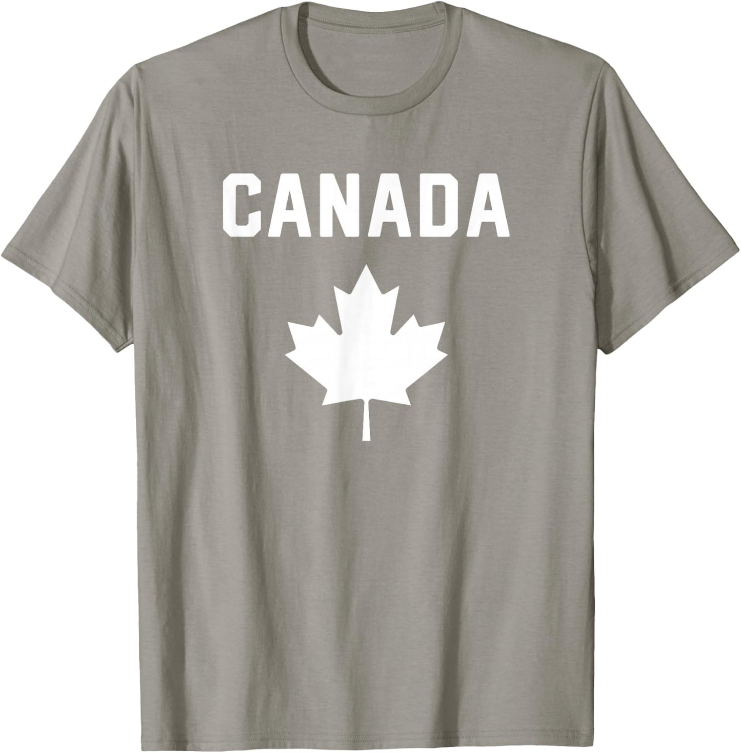 I Love Canada Minimalist Canadian Flag Small T-Shirt - T-Shirt | Sand