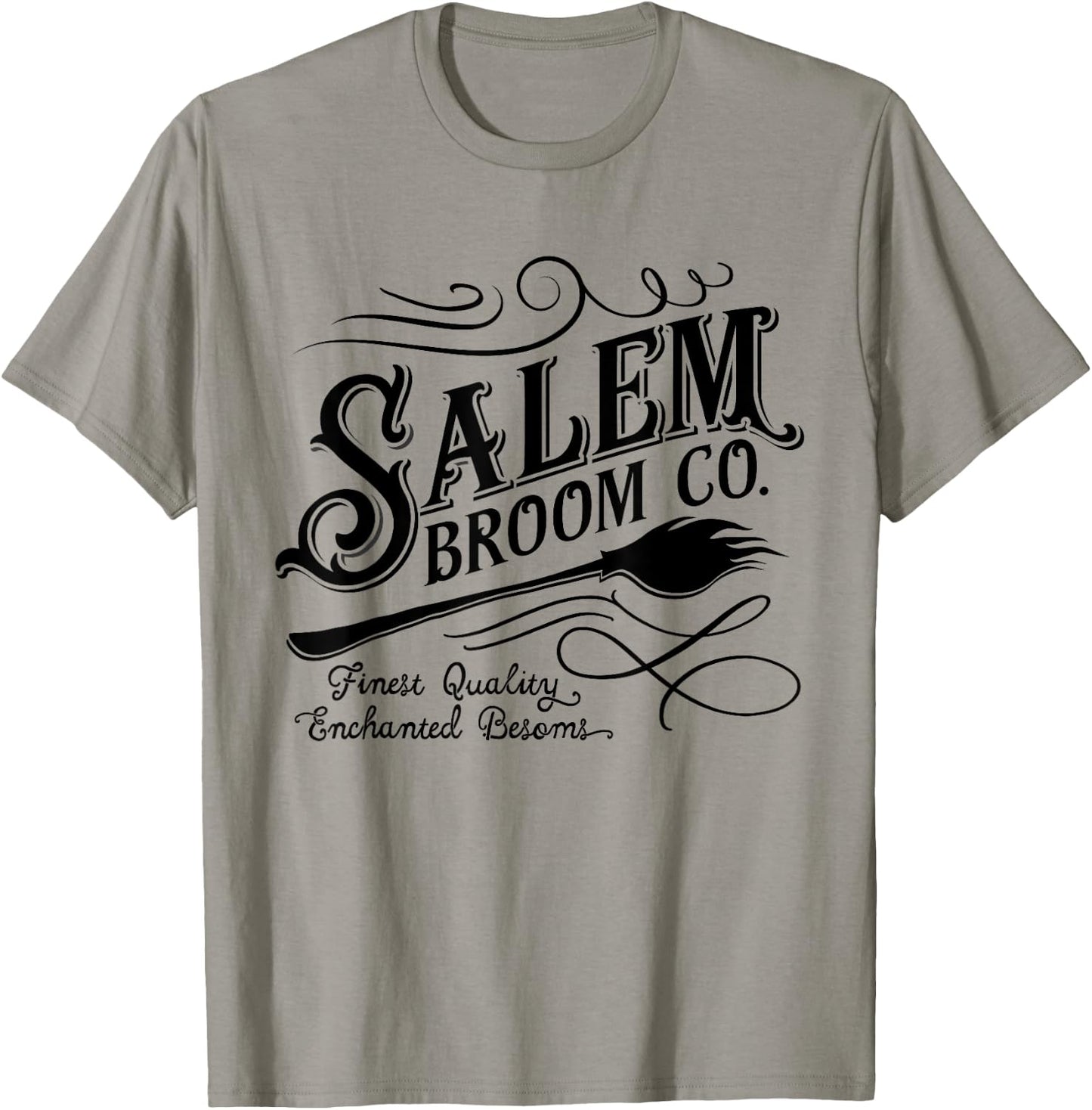 Salem Broom Company est 1692 Halloween T-Shirt - T-Shirt | Sand