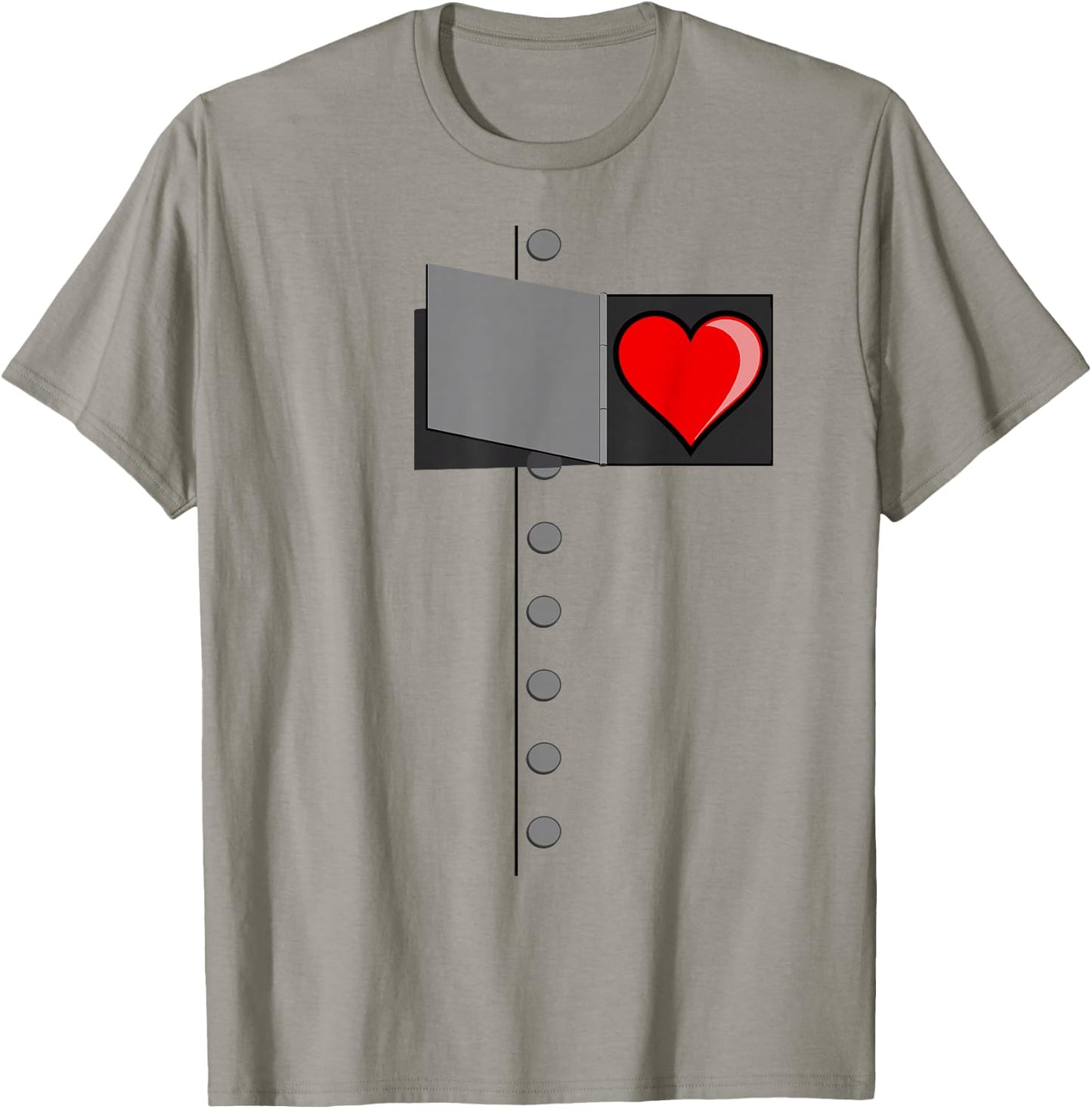 Oz Tin Man Heart Halloween Wizard of OZ Tin Man Costume T-Shirt - T-Shirt | Sand