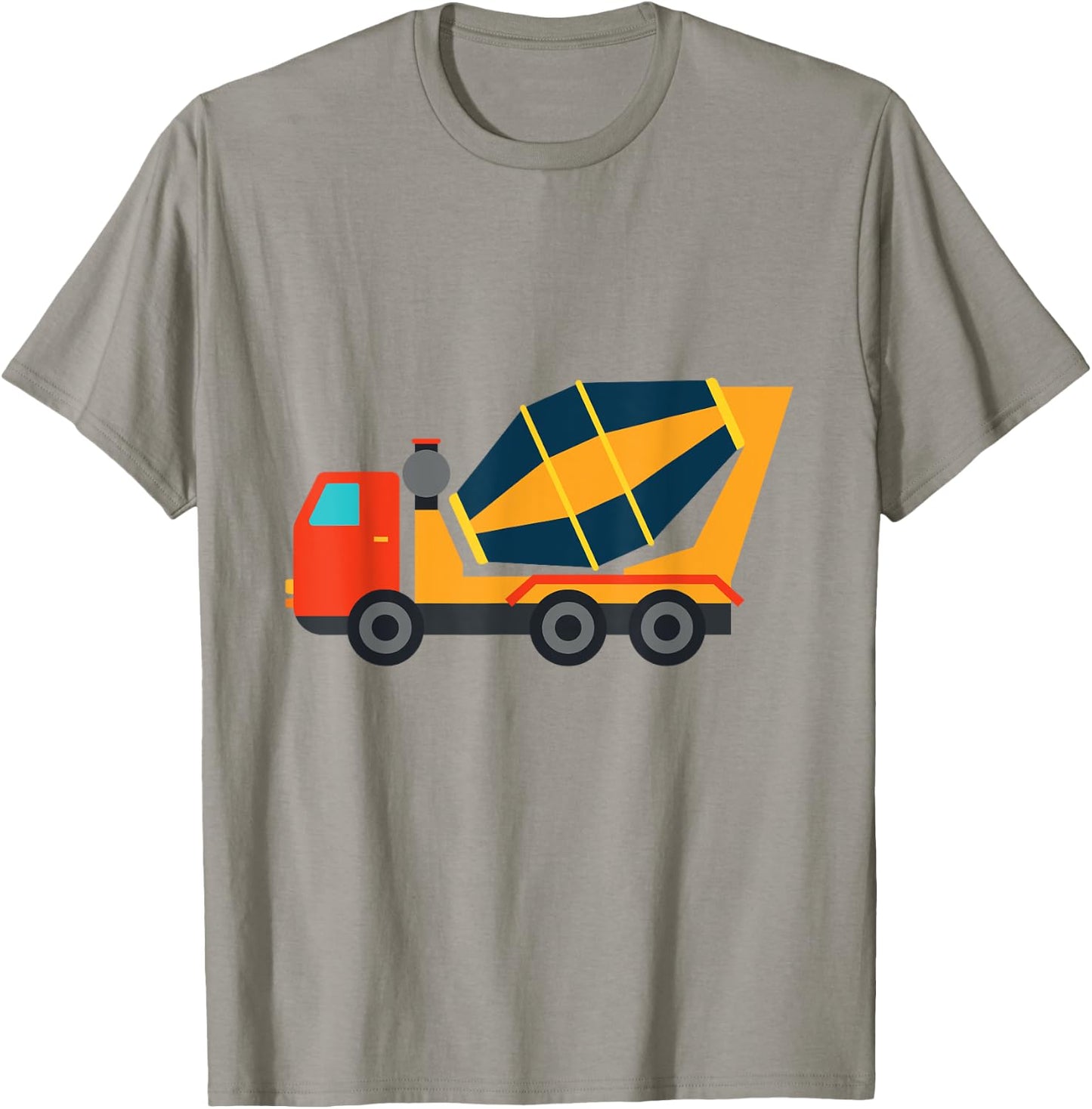 Concrete Mixer Truck for Kids Cement Truck T-Shirt - T-Shirt | Sand