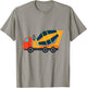Concrete Mixer Truck for Kids Cement Truck T-Shirt - T-Shirt | Sand