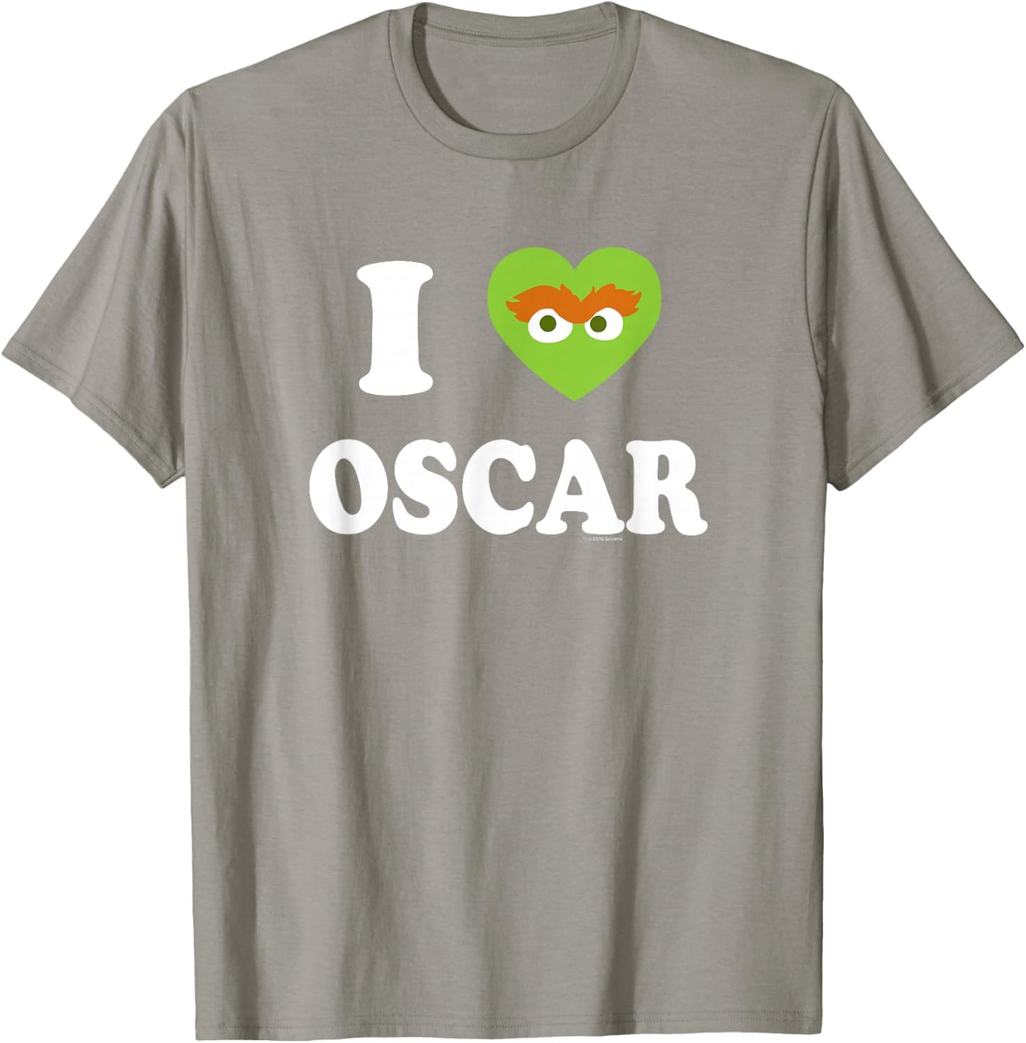 Sesame Street I Heart Oscar The Grouch T-Shirt - T-Shirt | Sand