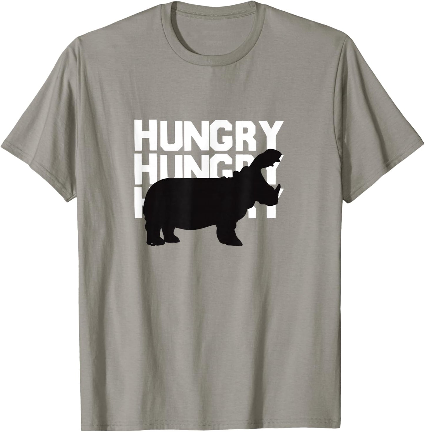 So Hungry Hippo T-shrits Funny Cute Hippopotamus Hipo T-Shirt - T-Shirt | Sand