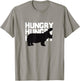 So Hungry Hippo T-shrits Funny Cute Hippopotamus Hipo T-Shirt - T-Shirt | Sand