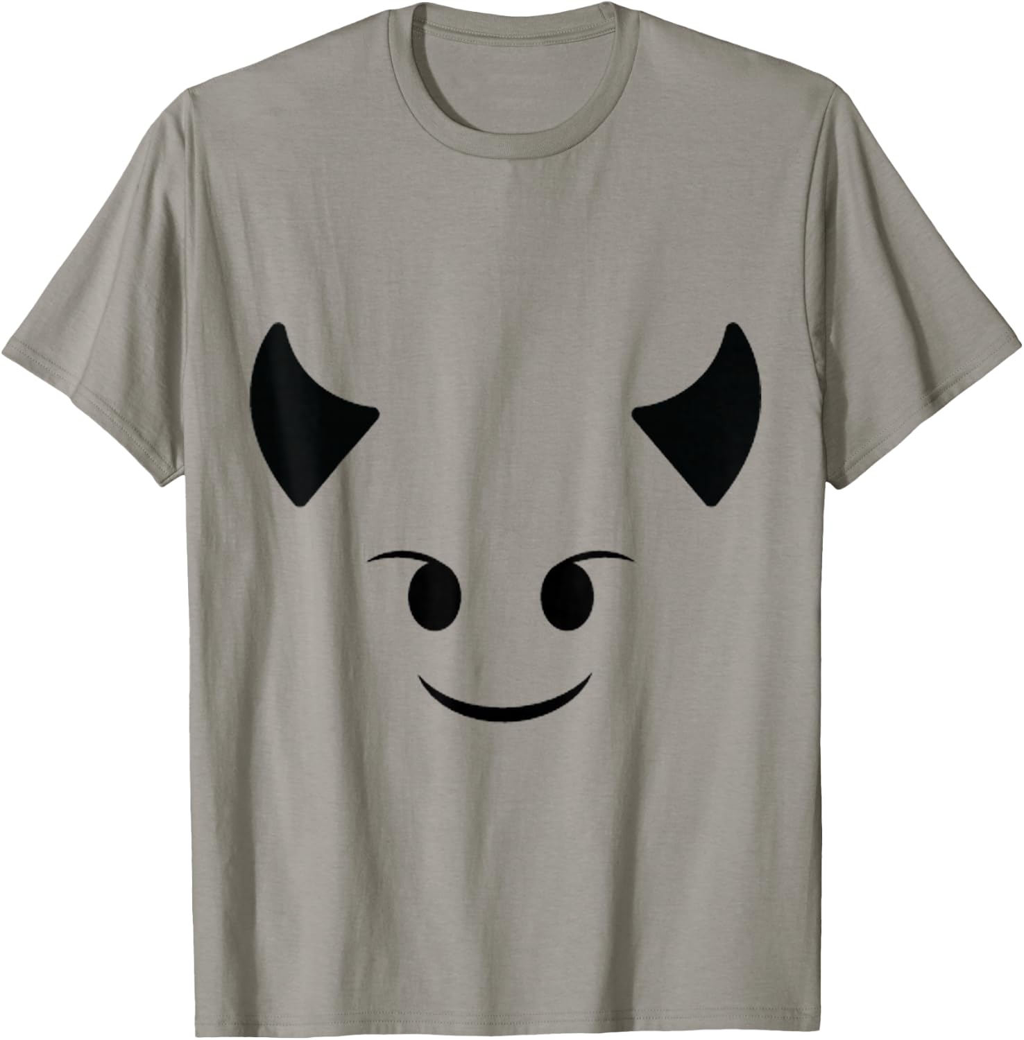 Devil Emoticon Costume Devil Emoticon Shirt Red Halloween T-Shirt - T-Shirt | Sand