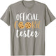 Official Cookie Tester Shirt Funny Family Christmas Pajamas T-Shirt - T-Shirt | Sand