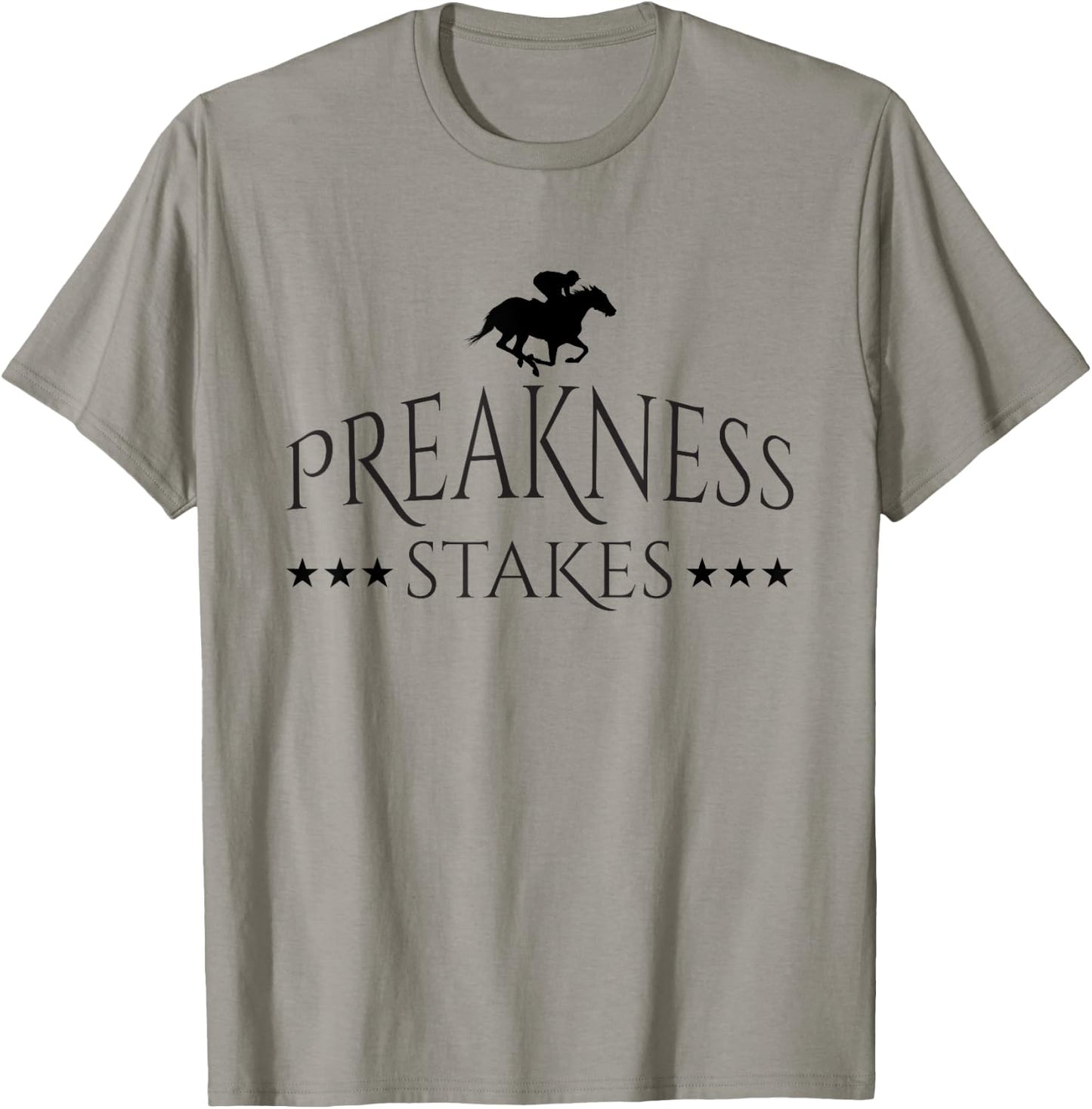 Preakness Horse Racing Shirts , Stakes Apparel T-Shirt - T-Shirt | Sand