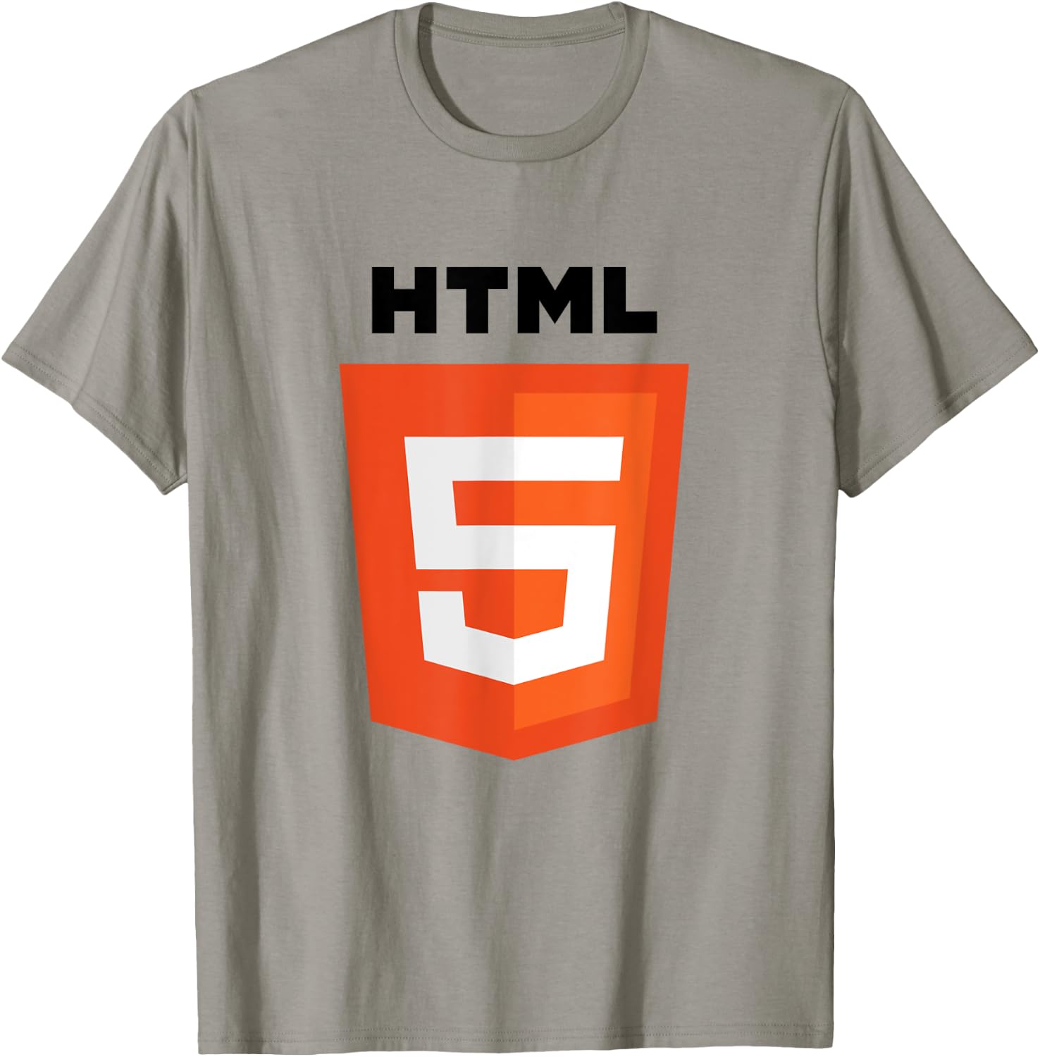 Silicon Valley HTML5 Logo - Computer Coding Swag T-Shirt - T-Shirt | Sand