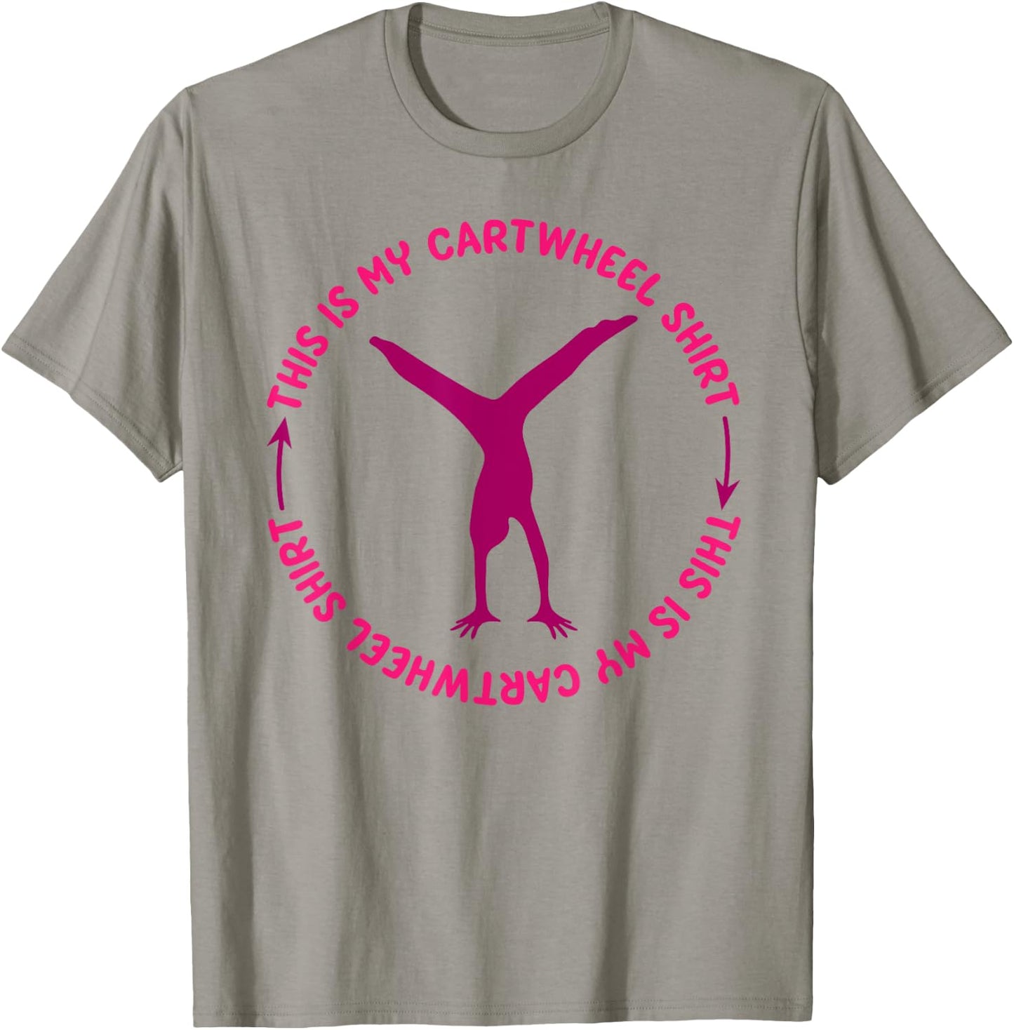 This Is My Cartwheel Shirt | Cute Gymnast Moves Gift T-Shirt - T-Shirt | Sand