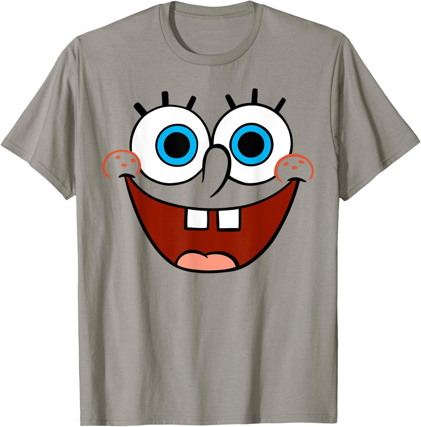 Spongebob SquarePants Large Smiling Face T-Shirt - T-Shirt | Sand