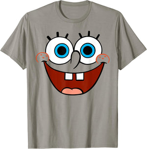 Spongebob SquarePants Large Smiling Face T-Shirt - T-Shirt | Sand