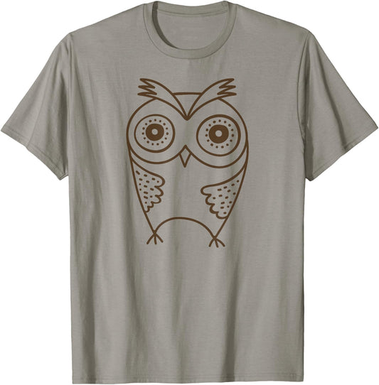 Owl , Cute Owl Gifts for Birthday T-Shirt - T-Shirt | Sand
