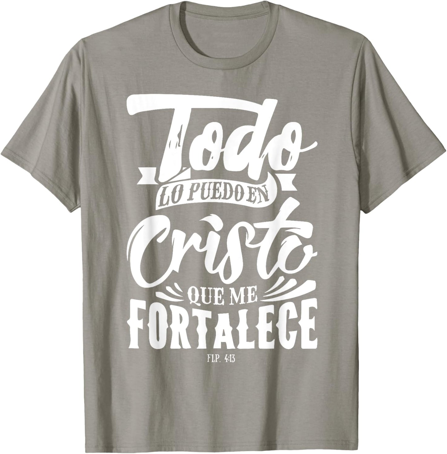 Bible Message Christian God in Spanish Cristianos T-Shirt - T-Shirt | Sand