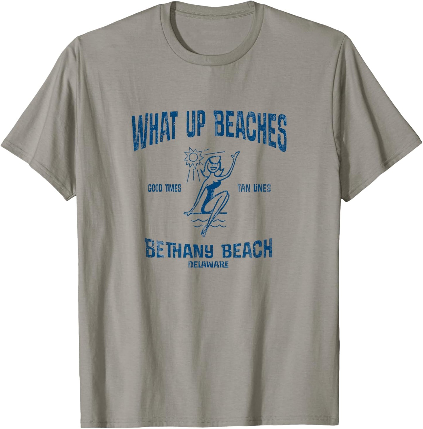 Bethany Beach Delaware DE Funny Vintage Beaches Women Kids T-Shirt - T-Shirt | Sand