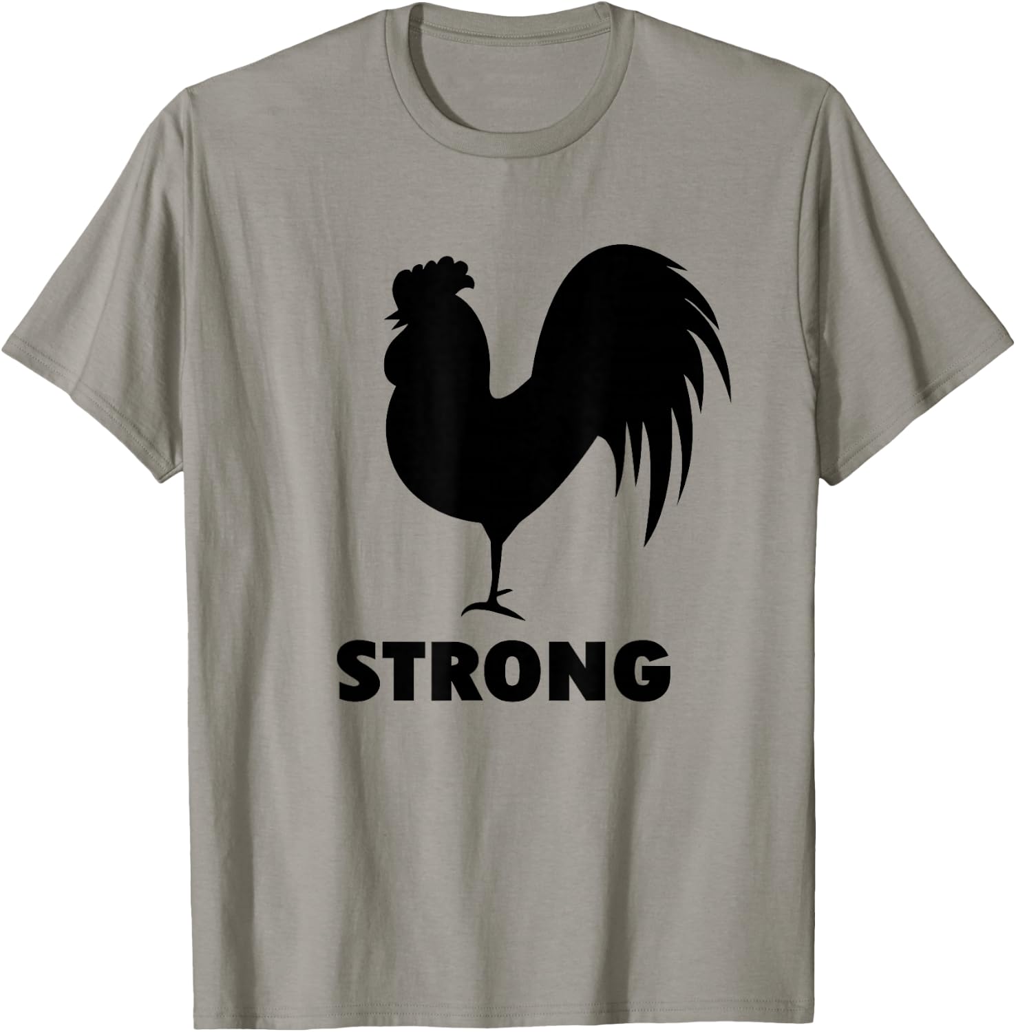 Cock Strong Gym for Weightlifters and bodybuilders T-Shirt - T-Shirt | Sand