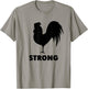 Cock Strong Gym for Weightlifters and bodybuilders T-Shirt - T-Shirt | Sand