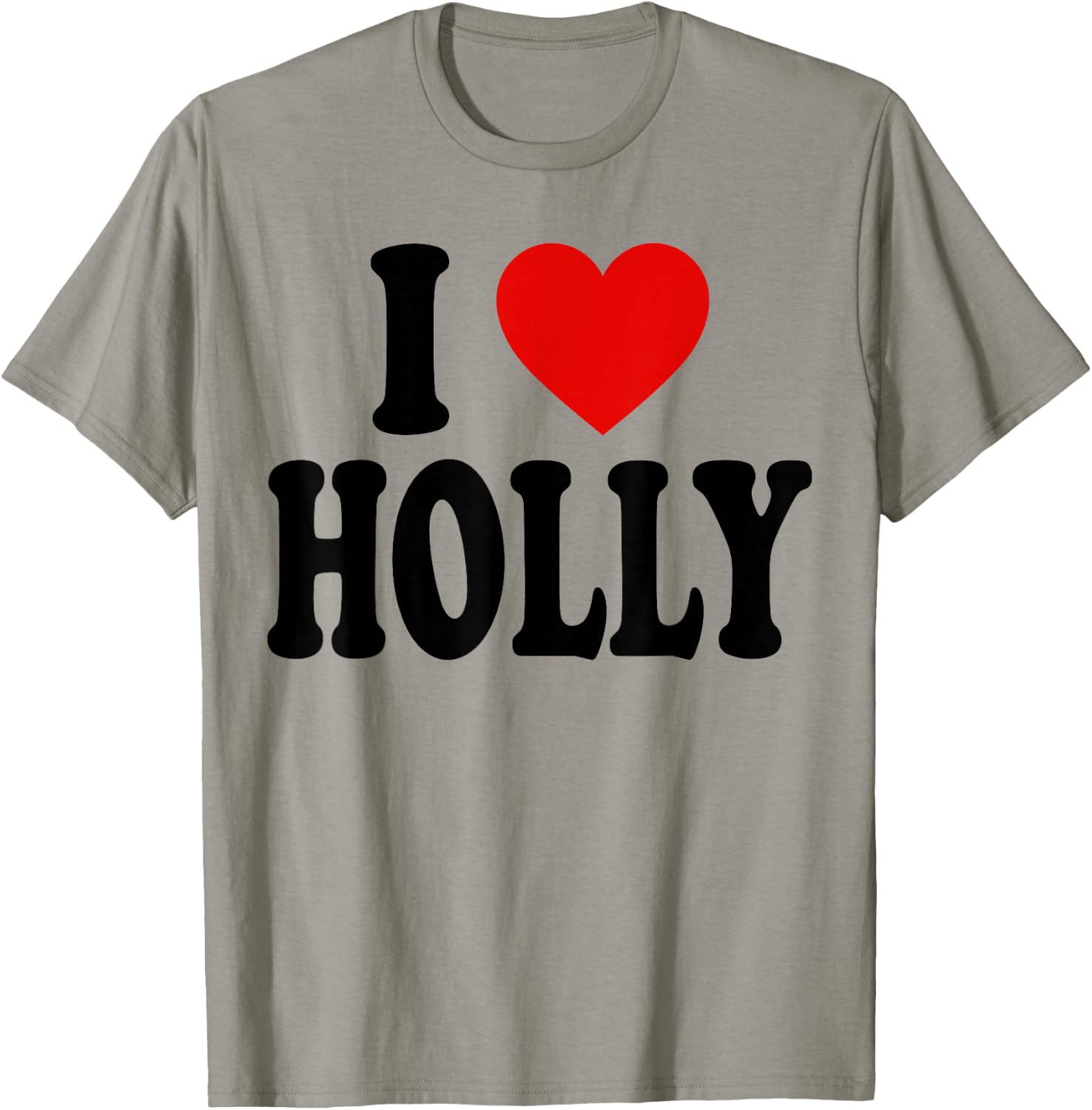 I Heart Love Holly T-Shirt - T-Shirt | Sand