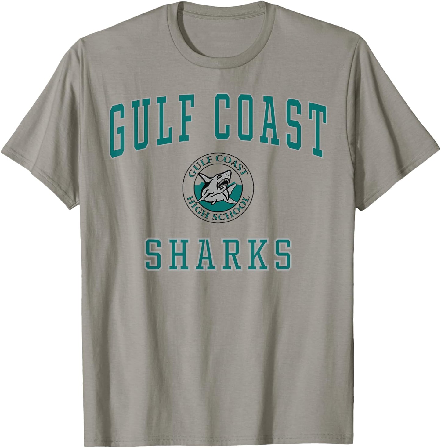 Gulf Coast High School Sharks C1 T-Shirt - T-Shirt | Sand