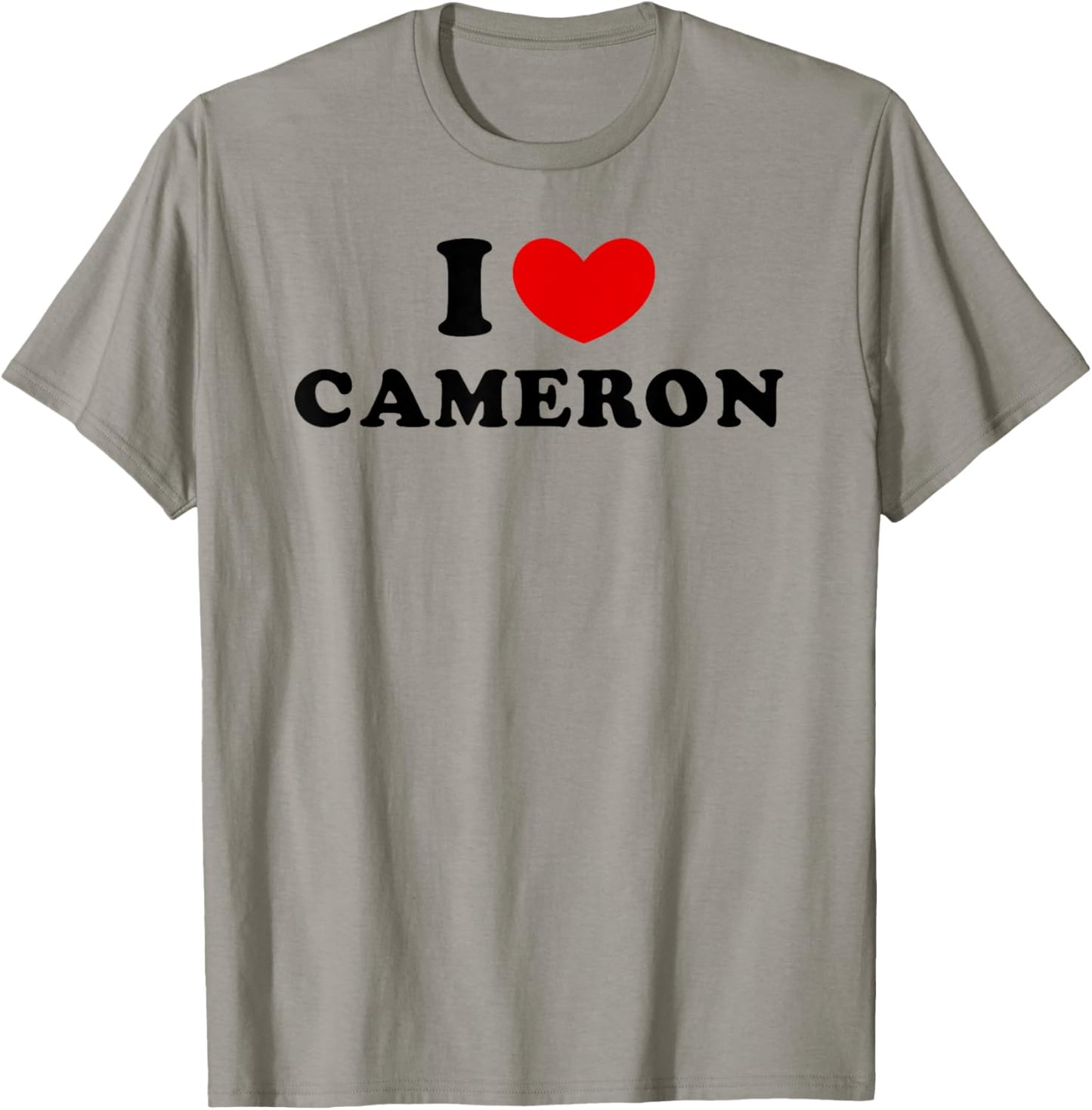 I Love Cameron, I Heart Cameron T-Shirt - T-Shirt | Sand