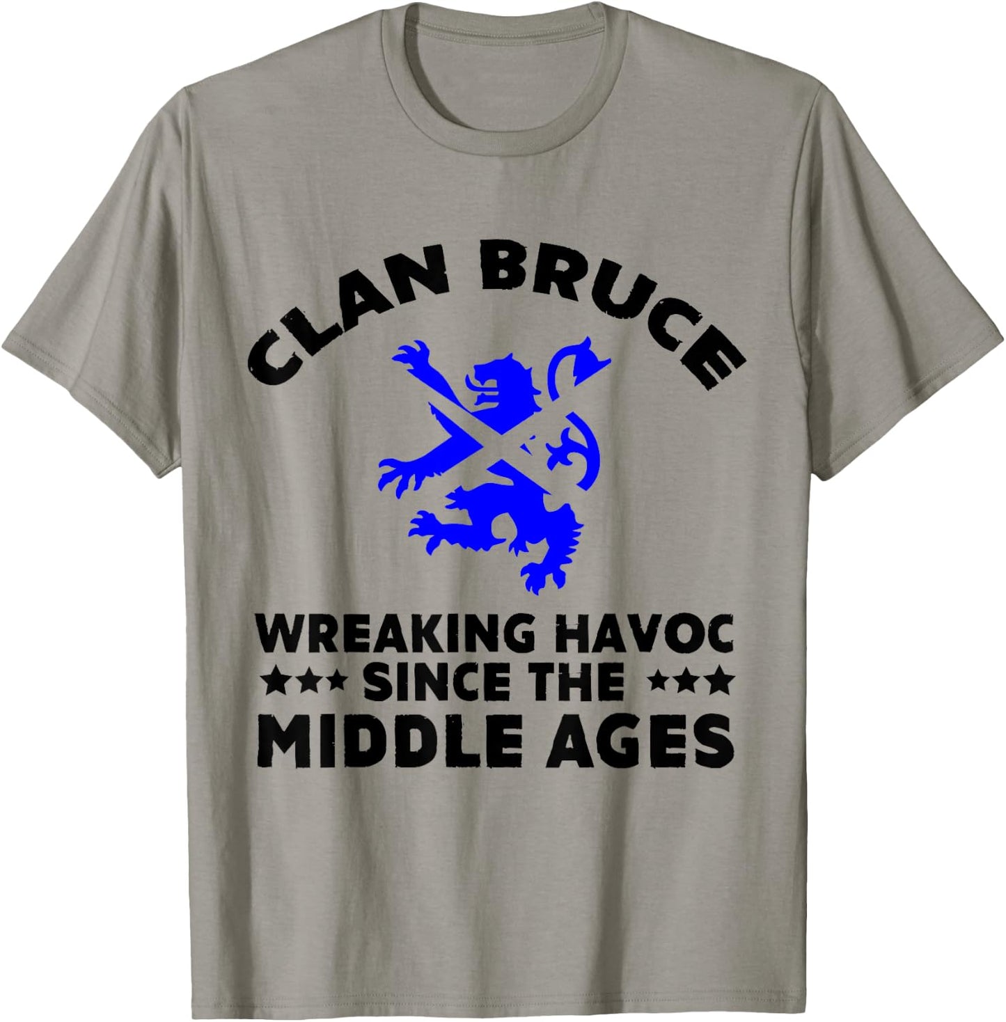 Bruce Scottish Kilt Family Clan Scotland Name T-Shirt - T-Shirt | Sand