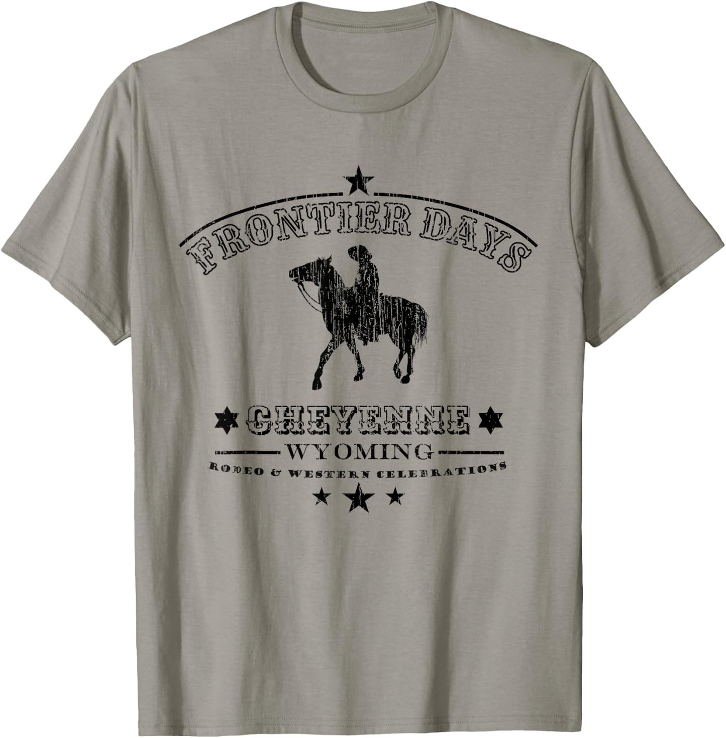 Frontier Days Rodeo Wild Western Cheyenne Wyoming T-Shirt - T-Shirt | Sand