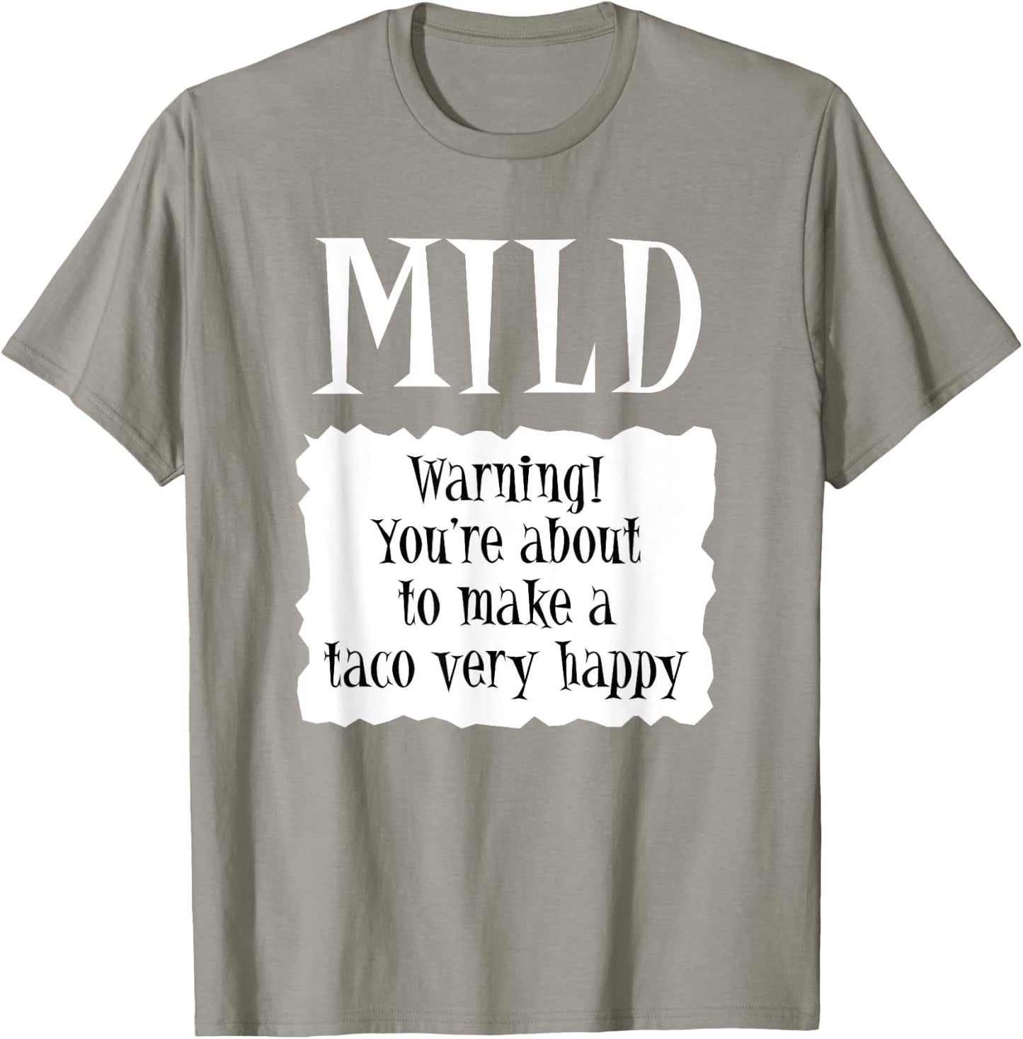 MILD - Hot Packet Halloween Taco Costume T-Shirt - T-Shirt | Sand