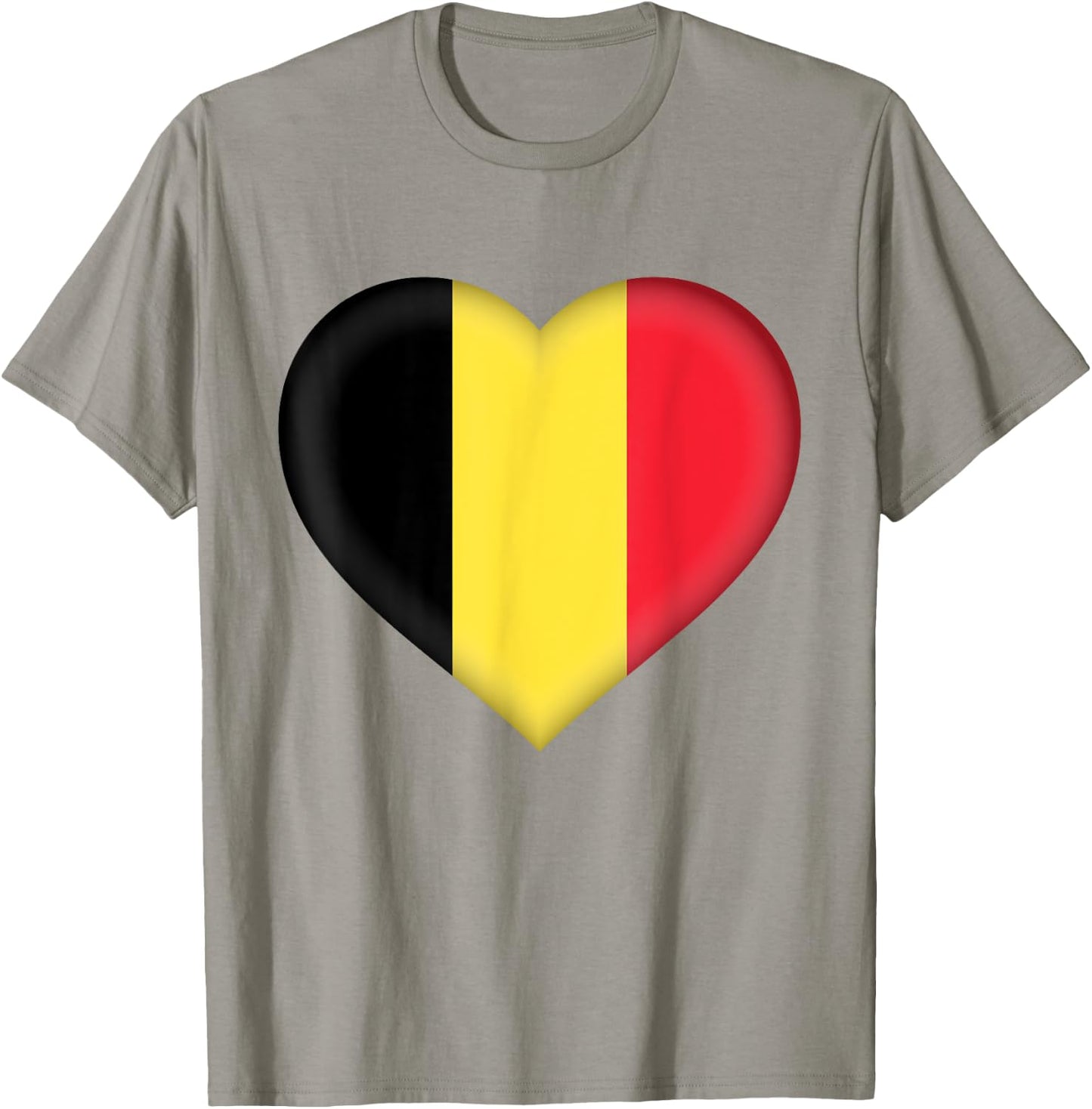 I Love Belgium | Belgian Flag Heart Outfit T-Shirt - T-Shirt | Sand
