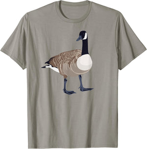 Canadian Goose Shirt Funny Cute Nature Bird Gift Hunting T-Shirt - T-Shirt | Sand
