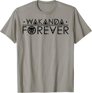 Marvel Black Panther Wakanda Forever Chest Graphic T-Shirt - T-Shirt | Sand