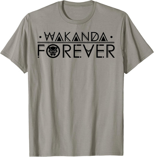 Marvel Black Panther Wakanda Forever Chest Graphic T-Shirt - T-Shirt | Sand