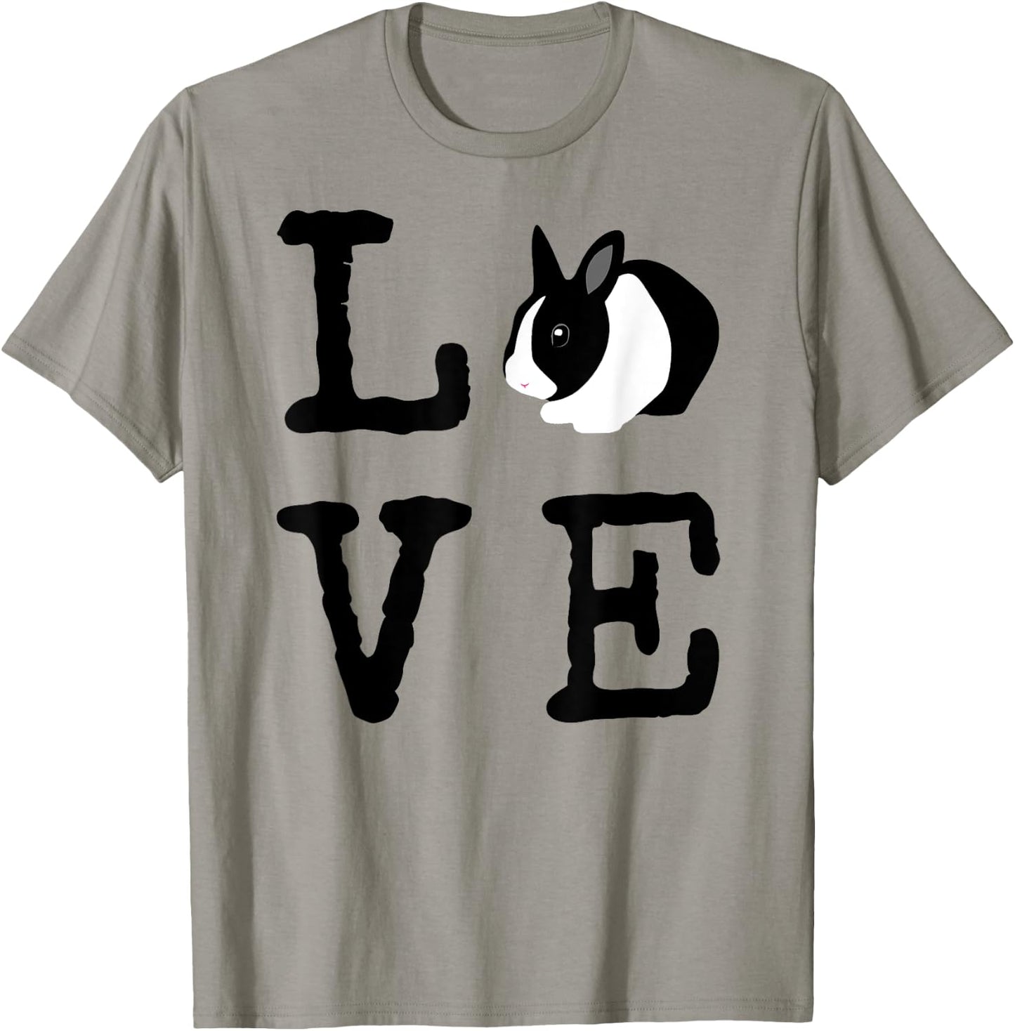 Love Bunny Animal Dutch Rabbit T-Shirt - T-Shirt | Sand