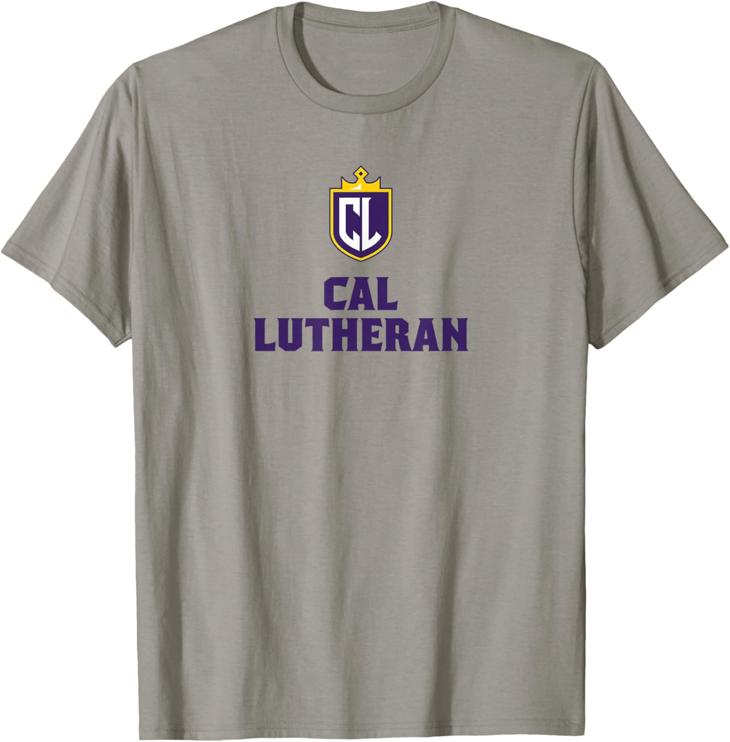California Lutheran University Kingsmen Primary Logo T-Shirt - T-Shirt | Sand