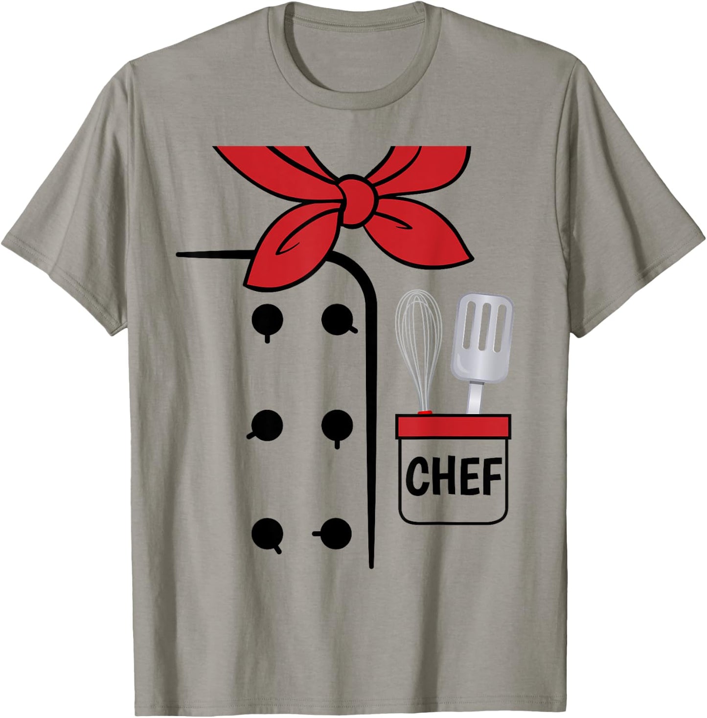 Cook Chef Coat Costume Funny Halloween Shirt Kids Adults T-Shirt - T-Shirt | Sand