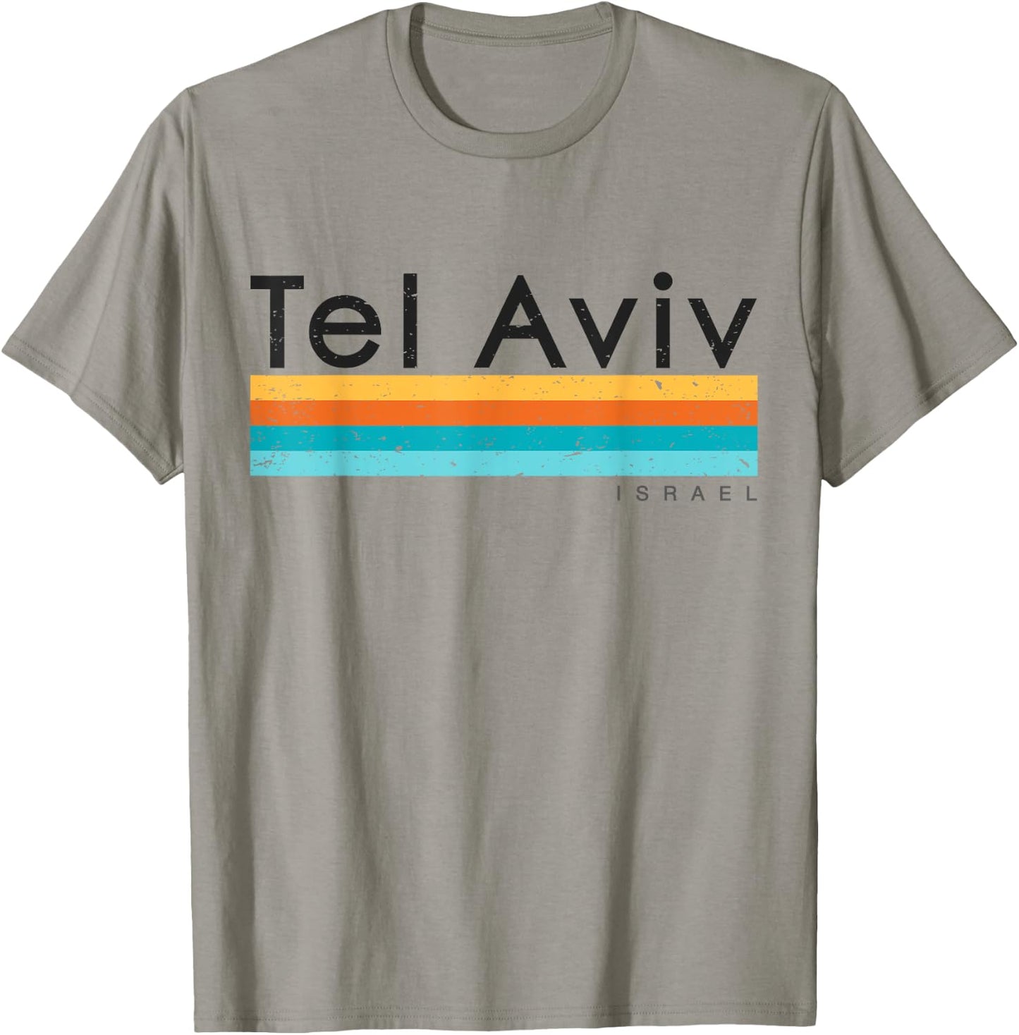 Vintage Retro Tel Aviv Israel Design T-Shirt - T-Shirt | Sand
