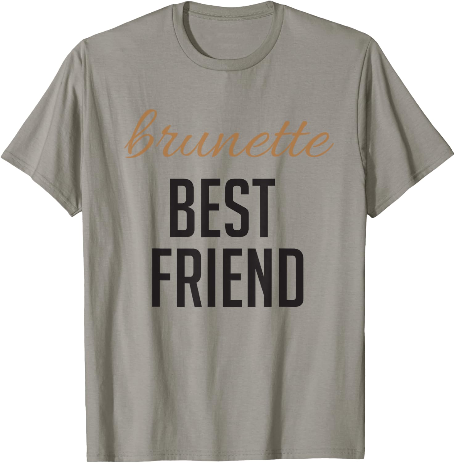 Blonde Brunette Best Friend T Shirts - Matching BFF Outfits T-Shirt - T-Shirt | Sand