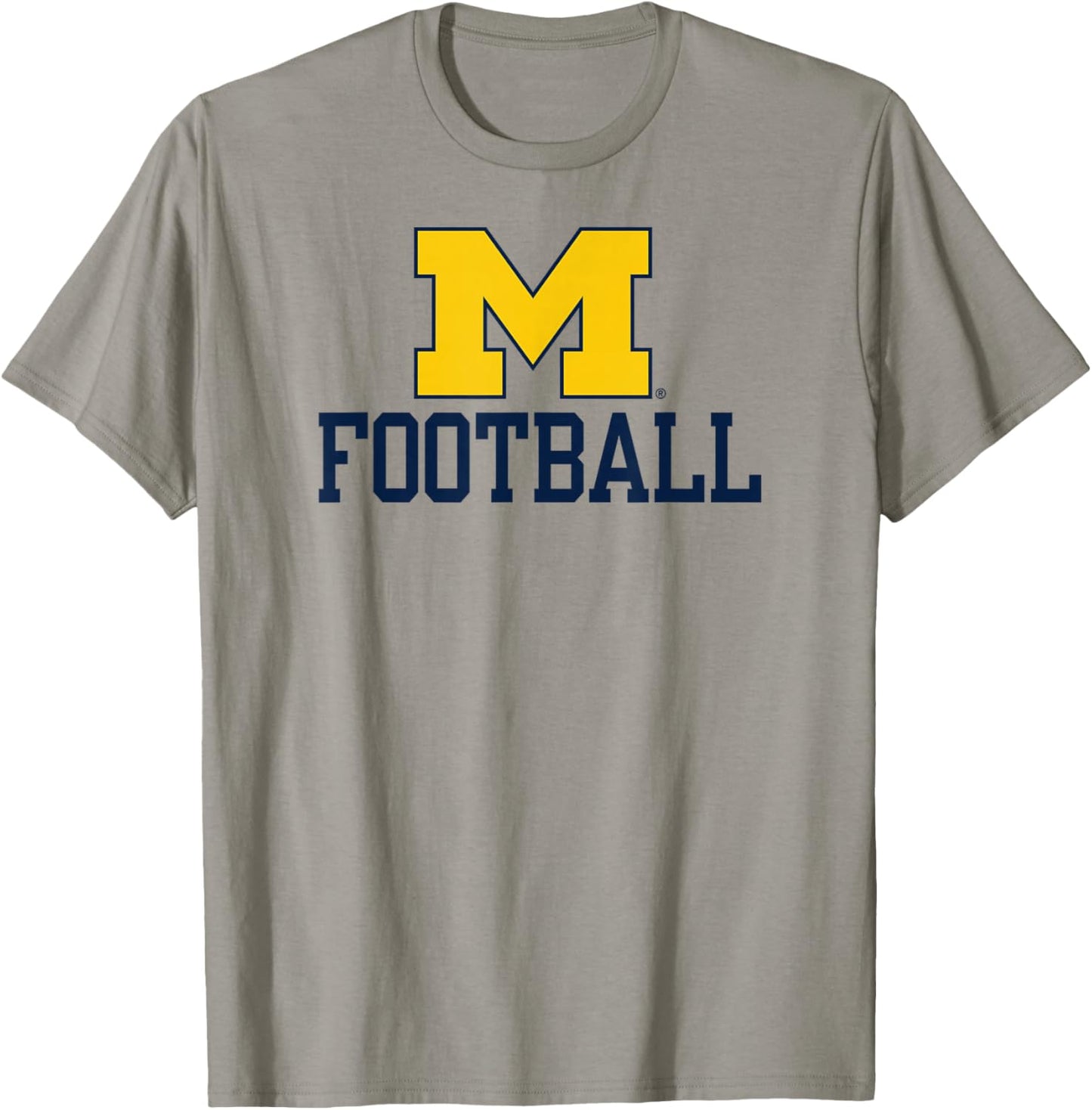 Michigan Wolverines Football Icon Officially Licensed T-Shirt - T-Shirt | Sand