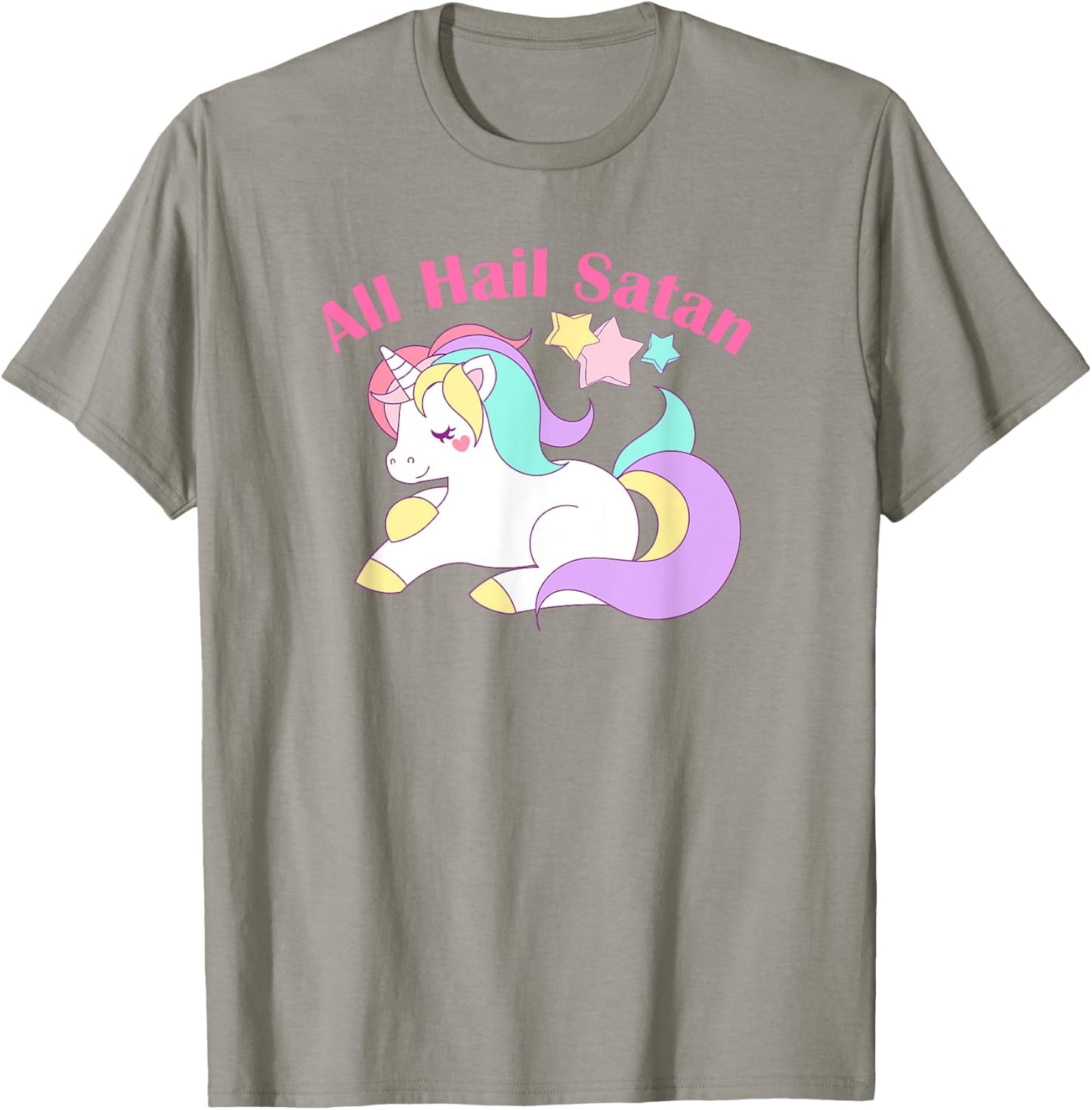 Pastel Goth Shirt Kawaii Unicorn Death Metal T-Shirt - T-Shirt | Sand