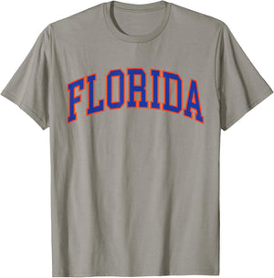 Vintage Florida Men Florida Women Retro Orange T-Shirt - T-Shirt | Sand