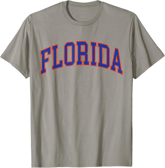 Vintage Florida Men Florida Women Retro Orange T-Shirt - T-Shirt | Sand