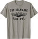 USS Delaware SSN-791 Attack Submarine Badge Vintage T-Shirt - T-Shirt | Sand