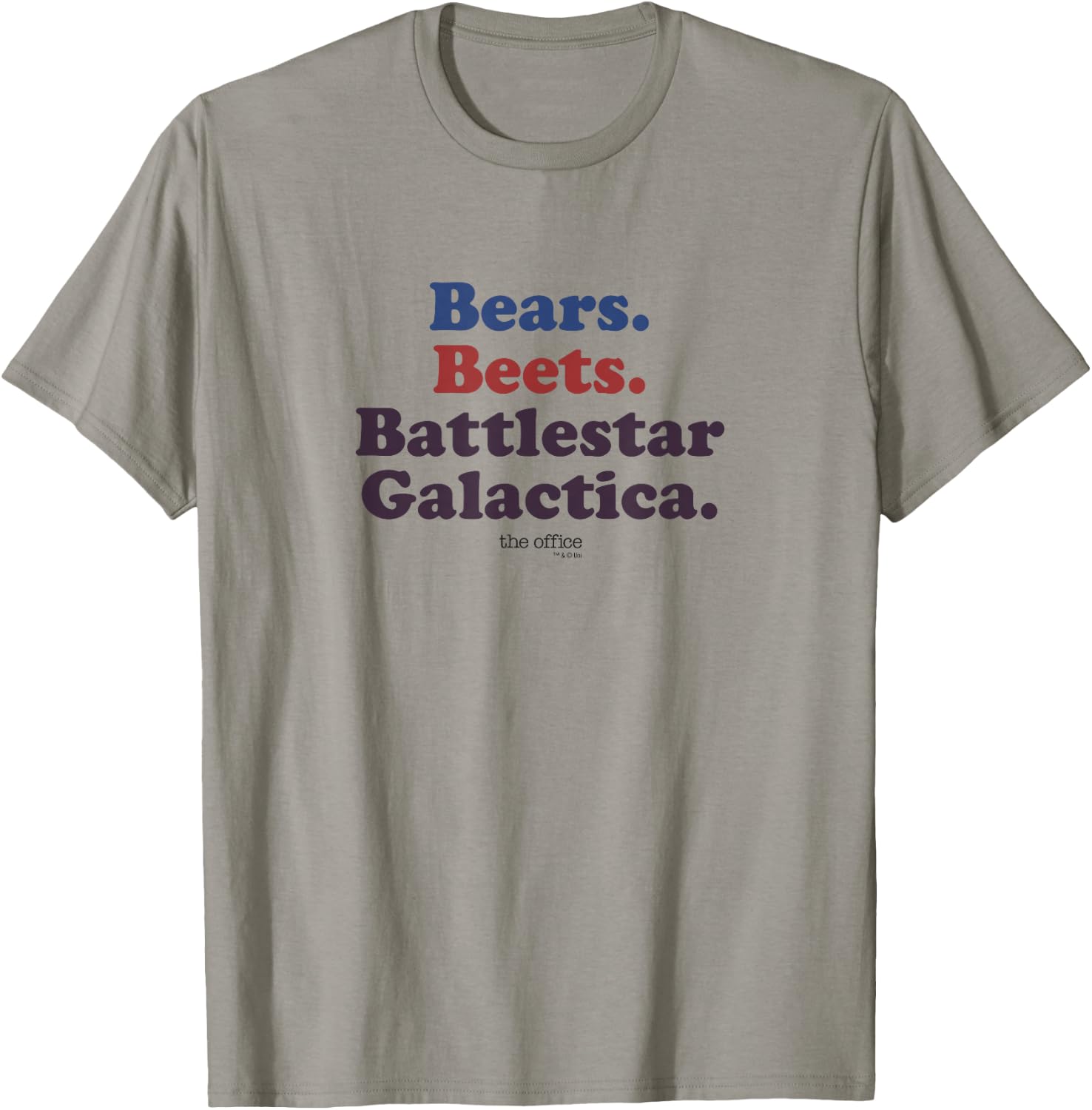 The Office Bears. Beets. Battlestar Galactica T-Shirt - T-Shirt | Sand