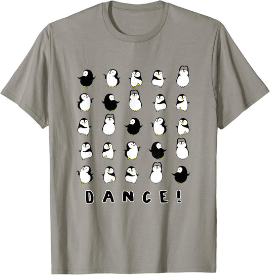 Cute Dancing Penguin T-Shirt - T-Shirt | Sand