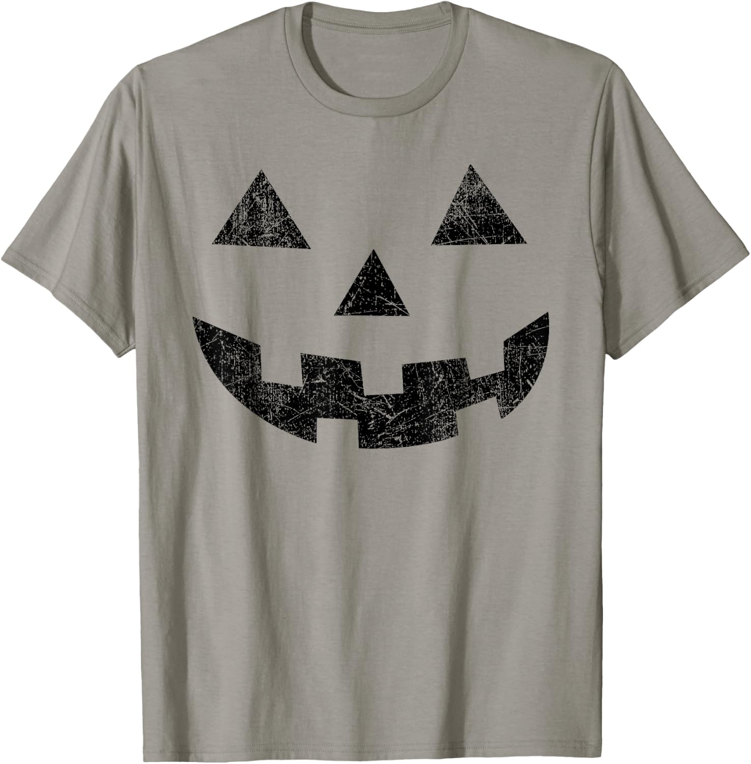 Vintage Jack O Lantern Pumpkin Face Halloween Costume T-Shirt - T-Shirt | Sand