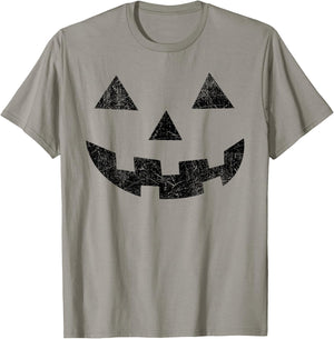 Vintage Jack O Lantern Pumpkin Face Halloween Costume T-Shirt - T-Shirt | Sand