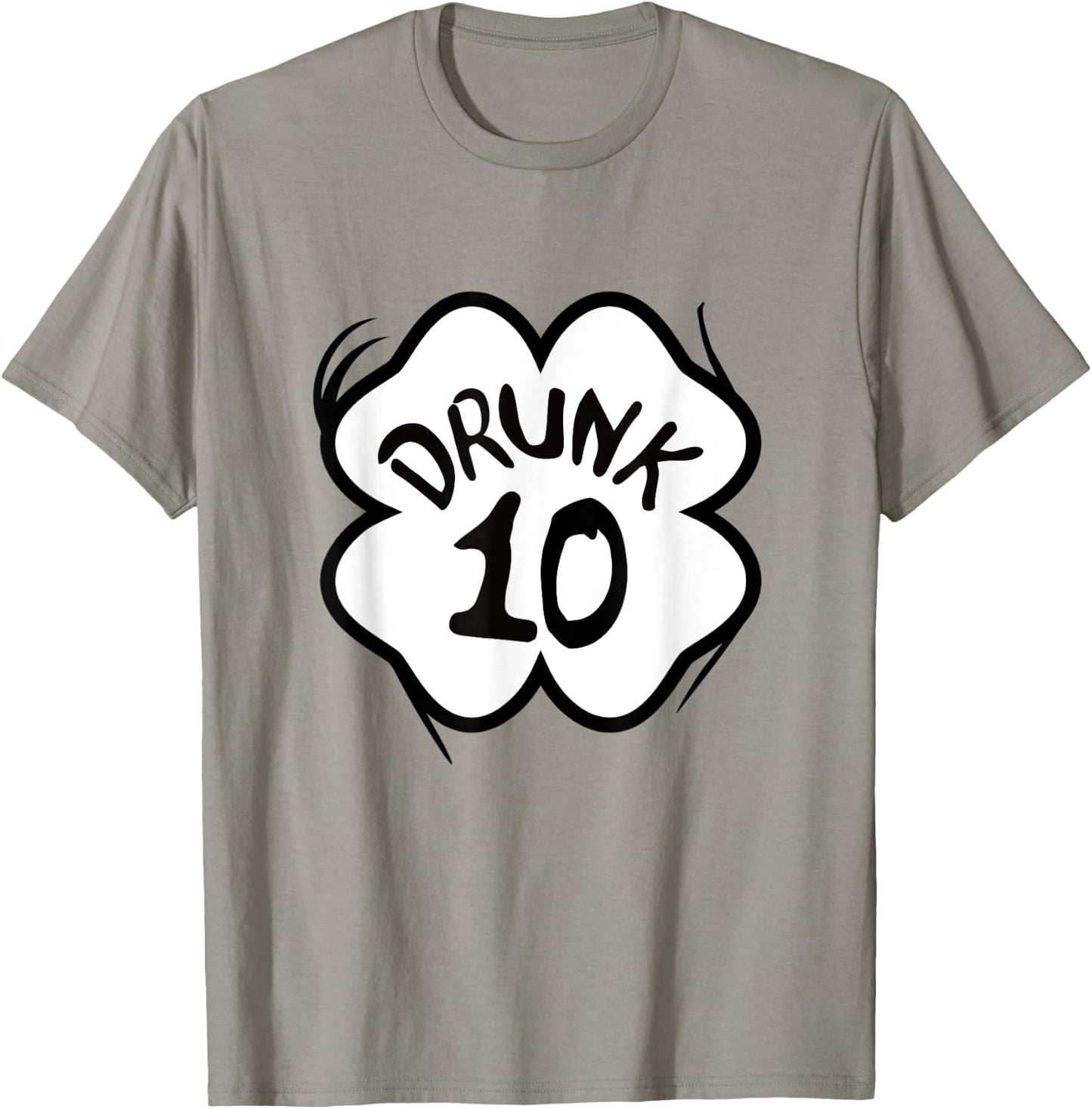 Drunk 1-10 St Pattys Day Shirt Drinking Team Group Matching T-Shirt - T-Shirt | Sand