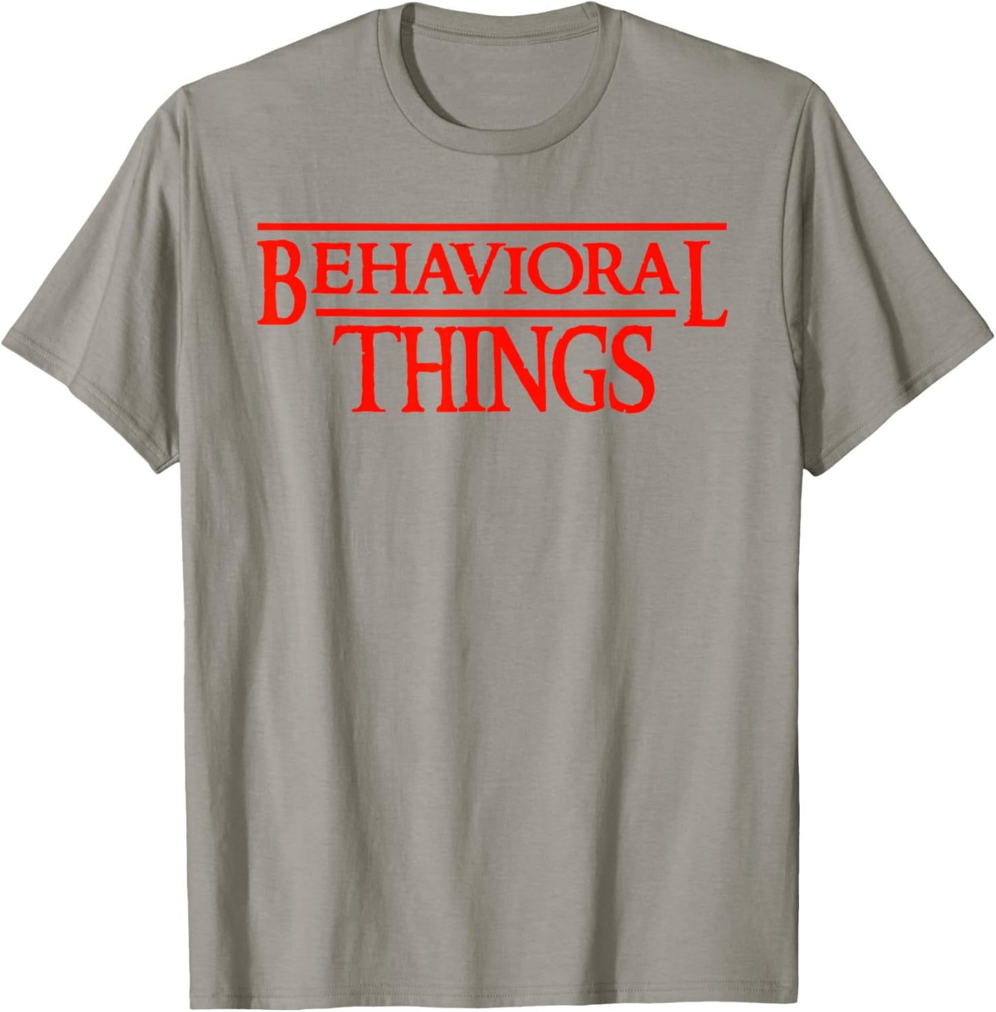 Behavioral Things ABA Therapist RBT Therapy Behaviour Team T-Shirt - T-Shirt | Sand