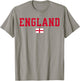 England English Flag T-Shirt - T-Shirt | Sand