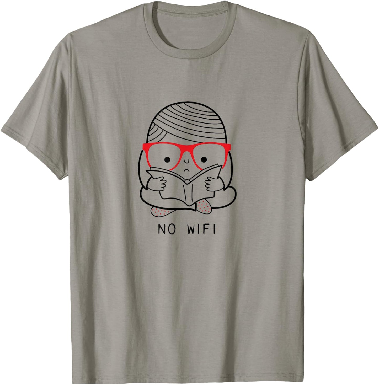 No Wifi T-Shirt - T-Shirt | Sand