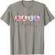 Nail Tech Valentine's Day Heart Manicurist Cosmetology T-Shirt - T-Shirt | Sand
